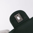 CHANEL Chain Matelasse 25 Shoulder Bag Caviar Skin Green CC Auth 184818SAV-8