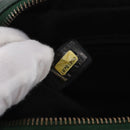 CHANEL Chain Matelasse 25 Shoulder Bag Caviar Skin Green CC Auth 184818SAV-11