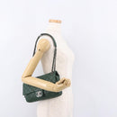 CHANEL Chain Matelasse 25 Shoulder Bag Caviar Skin Green CC Auth 184818SAV-29