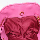 Miu Miu Matelasse Hand Bag Leather Pink Gold Auth 184819A-18