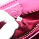 Miu Miu Matelasse Hand Bag Leather Pink Gold Auth 184819A-25