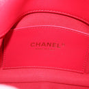 CHANEL Mini Matelasse 17 Chain Shoulder Bag Lamb Skin Red Gold CC Auth 184820SM-18