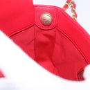 CHANEL Mini Matelasse 17 Chain Shoulder Bag Lamb Skin Red Gold CC Auth 184820SM-20