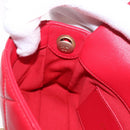 CHANEL Mini Matelasse 17 Chain Shoulder Bag Lamb Skin Red Gold CC Auth 184820SM-21
