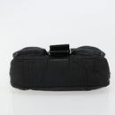 PRADA Chain Shoulder Bag Leather Black Silver Auth 184821V-9