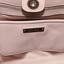 Miu Miu Matelasse Hand Bag Leather 2way Pink Silver Auth 184822SAM-19