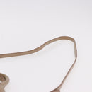 Miu Miu Hand Bag Leather 2way Beige Silver Auth 184823SAM-15