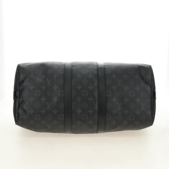 LOUIS VUITTON Monogram Eclipse Keepall Bandouliere 45 Bag M40569 LV Auth 184824A
