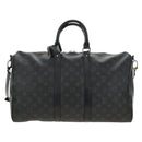 LOUIS VUITTON Monogram Eclipse Keepall Bandouliere 45 Bag M40569 LV Auth 184824A-2