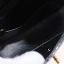 CHANEL Mini Matelasse 17 Chain Bag Patent leather Black Gold CC Auth 184825V-20
