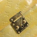 LOUIS VUITTON Monogram Vernis Spring street Hand Bag Gris M91029 LV Auth 184834-14