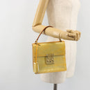 LOUIS VUITTON Monogram Vernis Spring street Hand Bag Gris M91029 LV Auth 184834-22