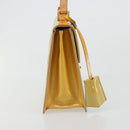 LOUIS VUITTON Monogram Vernis Spring street Hand Bag Gris M91029 LV Auth 184834-5