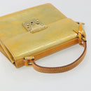 LOUIS VUITTON Monogram Vernis Spring street Hand Bag Gris M91029 LV Auth 184834-6