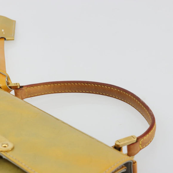 LOUIS VUITTON Monogram Vernis Spring street Hand Bag Gris M91029 LV Auth 184834