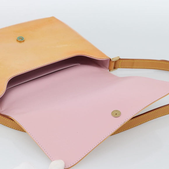 LOUIS VUITTON Monogram Vernis Thompson Street Bag Pink M91070 LV Auth 184835A
