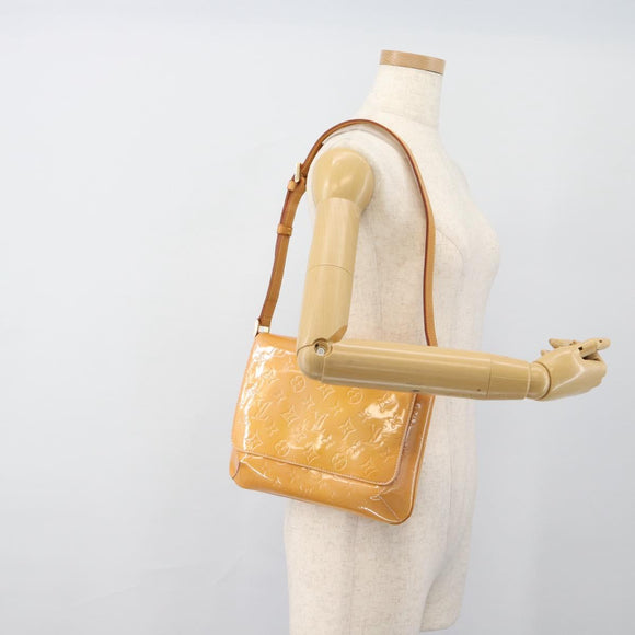 LOUIS VUITTON Monogram Vernis Thompson Street Bag Pink M91070 LV Auth 184835A
