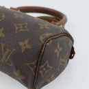 LOUIS VUITTON Monogram Mini Speedy Handtasche M41534 LV Auth 184836-9