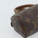 LOUIS VUITTON Monogram Mini Speedy Handtasche M41534 LV Auth 184836-14