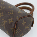 LOUIS VUITTON Monogram Mini Speedy Handtasche M41534 LV Auth 184836-15