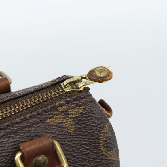 LOUIS VUITTON Monogram Mini Speedy Handtasche M41534 LV Auth 184836