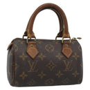 LOUIS VUITTON Monogram Mini Speedy Handtasche M41534 LV Auth 184836-1