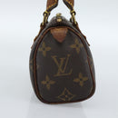 LOUIS VUITTON Monogram Mini Speedy Handtasche M41534 LV Auth 184836-3