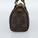 LOUIS VUITTON Monogram Mini Speedy Handtasche M41534 LV Auth 184836-4