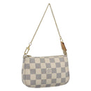 LOUIS VUITTON Damier Azur Mini Pochette Accessoires Pouch N63005 LV Auth 184837A-1
