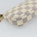 LOUIS VUITTON Damier Azur Mini Pochette Accessoires Pouch N63005 LV Auth 184837A-17