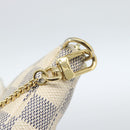 LOUIS VUITTON Damier Azur Mini Pochette Accessoires Pouch N63005 LV Auth 184837A-10