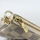 LOUIS VUITTON Damier Azur Mini Pochette Accessoires Pouch N63005 LV Auth 184837A-9