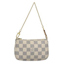 LOUIS VUITTON Damier Azur Mini Pochette Accessoires Pouch N63005 LV Auth 184837A-13