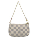 LOUIS VUITTON Damier Azur Mini Pochette Accessoires Pouch N63005 LV Auth 184837A-2