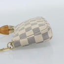 LOUIS VUITTON Damier Azur Mini Pochette Accessoires Pouch N63005 LV Auth 184837A-3