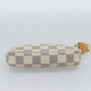 LOUIS VUITTON Damier Azur Mini Pochette Accessoires Pouch N63005 LV Auth 184837A-5