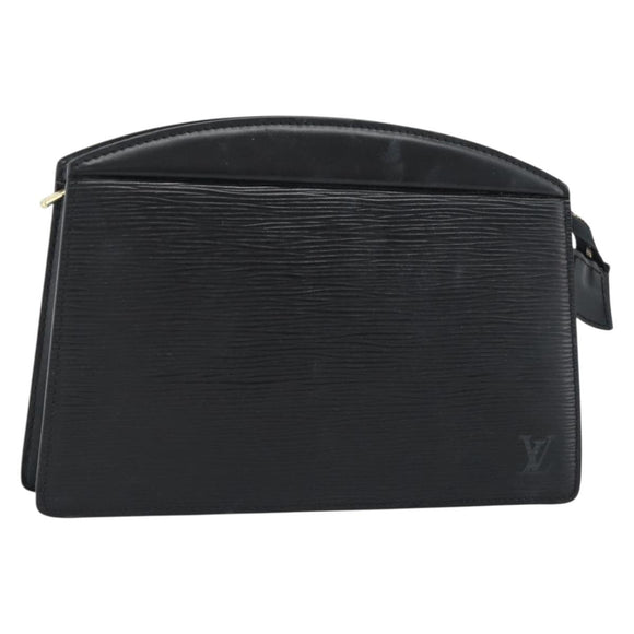 LOUIS VUITTON Epi Trousse Crete Pouch Black M48402 LV Auth 184840