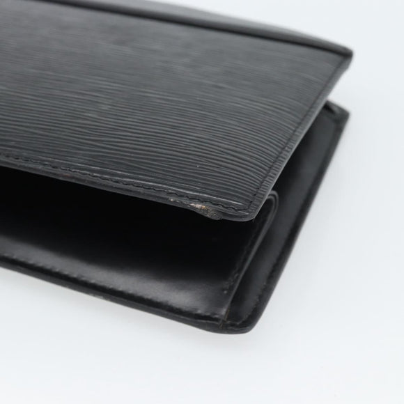 LOUIS VUITTON Epi Trousse Crete Pouch Black M48402 LV Auth 184840
