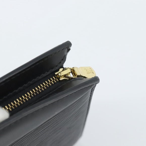 LOUIS VUITTON Epi Trousse Crete Pouch Black M48402 LV Auth 184840