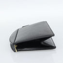 LOUIS VUITTON Epi Trousse Crete Pouch Black M48402 LV Auth 184840-3
