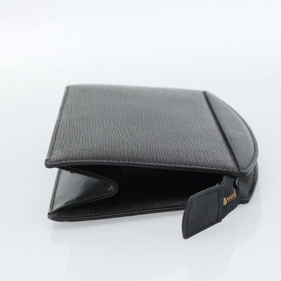 LOUIS VUITTON Epi Trousse Crete Pouch Black M48402 LV Auth 184840