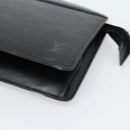 LOUIS VUITTON Epi Trousse Crete Pouch Black M48402 LV Auth 184840-7