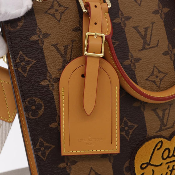 LOUIS VUITTON NIGO LV Squared Sac Plat Messenger Hand Bag M45969 Auth 184841SM