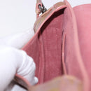 Christian Dior BOBBY EAST-WEST Shoulder Bag Leather Bronze Silver Auth 184842SM-20