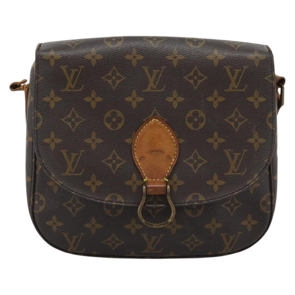 LOUIS VUITTON Monogram Saint Cloud GM Shoulder Bag M51242 LV Auth 184843
