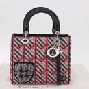 Christian Dior Canage Lady Dior Tote Bag Sequin 2way Pink Silver Auth 184845SM-12