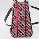 Christian Dior Canage Lady Dior Tote Bag Sequin 2way Pink Silver Auth 184845SM-3