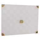 LOUIS VUITTON Damier Invitation case Photo Frame Clear LV Auth 184846-1