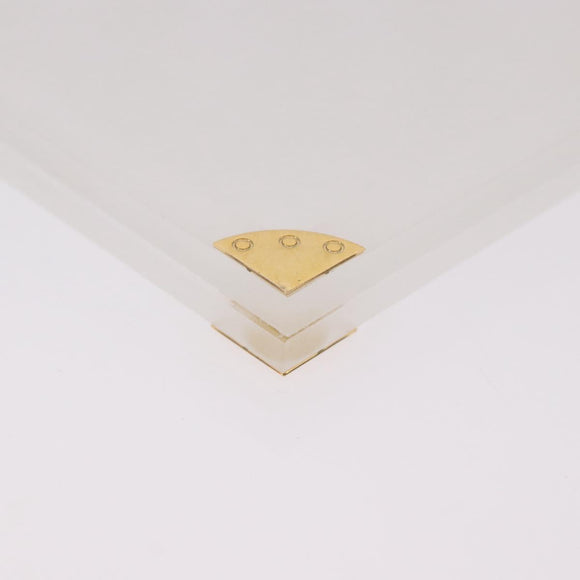 LOUIS VUITTON Damier Invitation case Photo Frame Clear LV Auth 184846