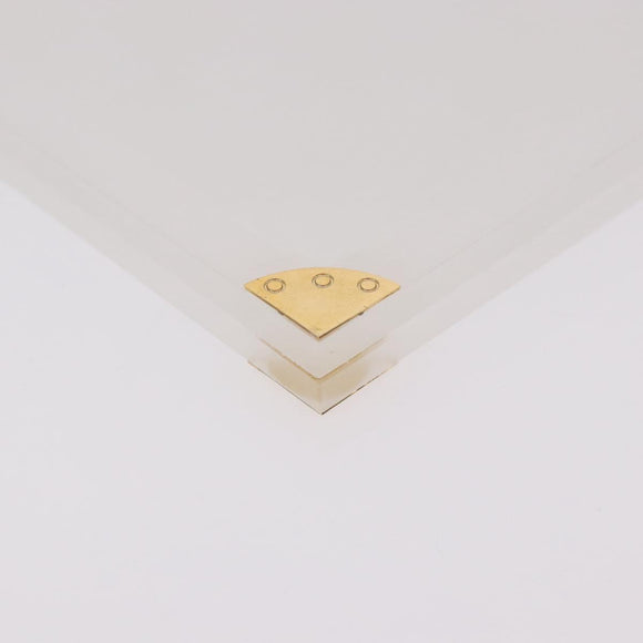 LOUIS VUITTON Damier Invitation case Photo Frame Clear LV Auth 184846